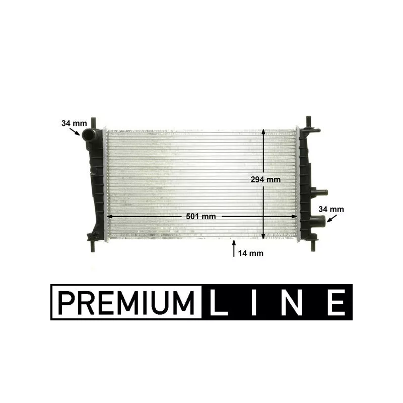 Radiateur, refroidissement du moteur MAHLE CR 174 000P