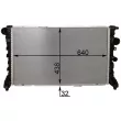 Radiateur, refroidissement du moteur MAHLE CR 1772 000P - Visuel 2