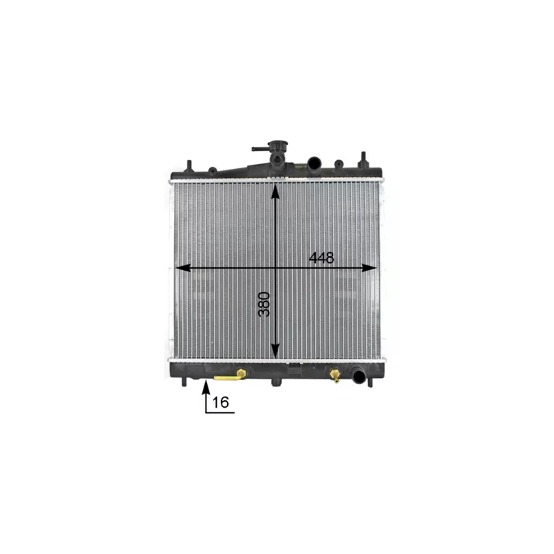 Radiateur, refroidissement du moteur MAHLE CR 1789 000S