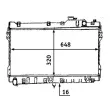 Radiateur, refroidissement du moteur MAHLE CR 185 000S - Visuel 1