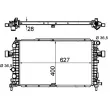 Radiateur, refroidissement du moteur MAHLE CR 1856 000P - Visuel 2