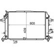Radiateur, refroidissement du moteur MAHLE CR 1857 000P - Visuel 2