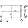 Radiateur, refroidissement du moteur MAHLE CR 1861 000S - Visuel 1