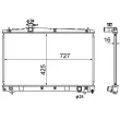 Radiateur, refroidissement du moteur MAHLE CR 1866 000S - Visuel 1
