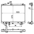 Radiateur, refroidissement du moteur MAHLE CR 1870 000S - Visuel 1