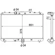 Radiateur, refroidissement du moteur MAHLE CR 1872 000S - Visuel 1