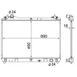 Radiateur, refroidissement du moteur MAHLE CR 1873 000S - Visuel 1