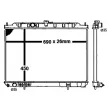 Radiateur, refroidissement du moteur MAHLE CR 1877 000S - Visuel 1