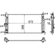 Radiateur, refroidissement du moteur MAHLE CR 1886 000S - Visuel 1