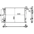 Radiateur, refroidissement du moteur MAHLE CR 1890 000S - Visuel 1