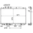 Radiateur, refroidissement du moteur MAHLE CR 1894 000S - Visuel 1