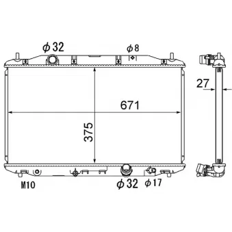 Radiateur, refroidissement du moteur MAHLE