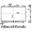 Radiateur, refroidissement du moteur MAHLE CR 1897 000S - Visuel 1