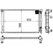 Radiateur, refroidissement du moteur MAHLE CR 1898 000S - Visuel 1