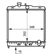 Radiateur, refroidissement du moteur MAHLE CR 194 000S - Visuel 1
