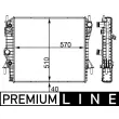 Radiateur, refroidissement du moteur MAHLE CR 1965 000P - Visuel 2