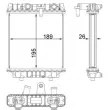 Radiateur, refroidissement du moteur MAHLE CR 1966 000P - Visuel 2