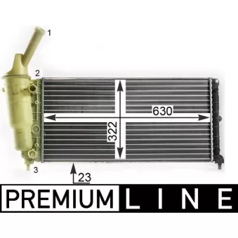 Radiateur, refroidissement du moteur MAHLE CR 2008 000P