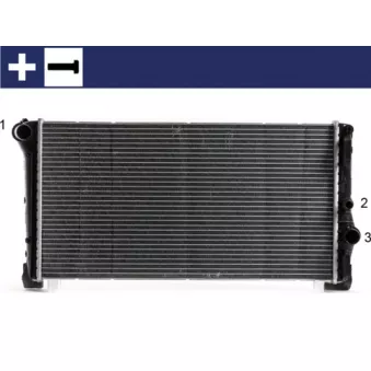 Radiateur, refroidissement du moteur MAHLE CR 2009 000S