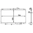 Radiateur, refroidissement du moteur MAHLE CR 202 000S - Visuel 1
