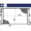 Radiateur, refroidissement du moteur MAHLE CR 206 000S - Visuel 1