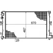 Radiateur, refroidissement du moteur MAHLE CR 206 000S - Visuel 2