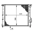 Radiateur, refroidissement du moteur MAHLE CR 209 000S - Visuel 2
