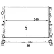 Radiateur, refroidissement du moteur MAHLE CR 2100 000P - Visuel 1
