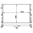 Radiateur, refroidissement du moteur MAHLE CR 2101 000P - Visuel 2