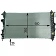 Radiateur, refroidissement du moteur MAHLE CR 2117 000P - Visuel 2