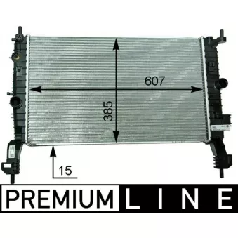 Radiateur, refroidissement du moteur MAHLE CR 2120 000P