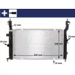 Radiateur, refroidissement du moteur MAHLE CR 2120 000S - Visuel 1