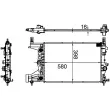 Radiateur, refroidissement du moteur MAHLE CR 2122 000S - Visuel 1