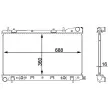 Radiateur, refroidissement du moteur MAHLE CR 2165 000S - Visuel 1