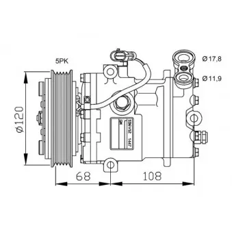 Compresseur, climatisation NRF 32775G