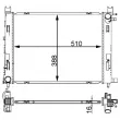 Radiateur, refroidissement du moteur MAHLE CR 2166 000S - Visuel 1