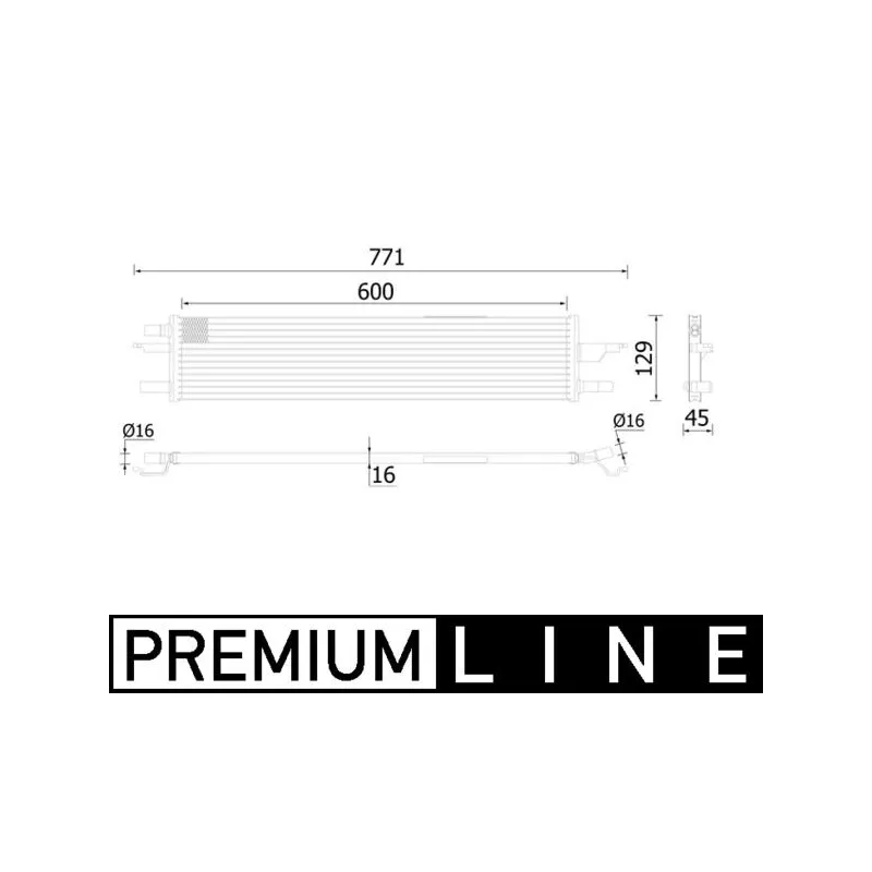 Radiateur, refroidissement du moteur MAHLE CR 2197 000P