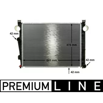 Radiateur, refroidissement du moteur MAHLE CR 226 000P
