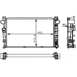 Radiateur, refroidissement du moteur MAHLE CR 226 000P - Visuel 2