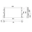 Radiateur, refroidissement du moteur MAHLE CR 2265 000P - Visuel 1