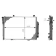 Radiateur, refroidissement du moteur MAHLE CR 230 000P - Visuel 2
