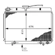 Radiateur, refroidissement du moteur MAHLE CR 232 000P - Visuel 2