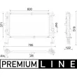 Radiateur, refroidissement du moteur MAHLE CR 2588 000P - Visuel 1
