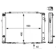 Radiateur, refroidissement du moteur MAHLE CR 259 000P - Visuel 2