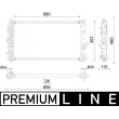 Radiateur, refroidissement du moteur MAHLE CR 2591 000P - Visuel 1