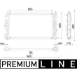 Radiateur, refroidissement du moteur MAHLE CR 2593 000P - Visuel 1