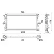 Radiateur, refroidissement du moteur MAHLE CR 2638 000P - Visuel 1