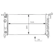 Radiateur, refroidissement du moteur MAHLE CR 269 000S - Visuel 1