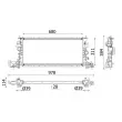 Radiateur, refroidissement du moteur MAHLE CR 2699 000P - Visuel 1