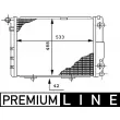Radiateur, refroidissement du moteur MAHLE CR 293 000P - Visuel 1